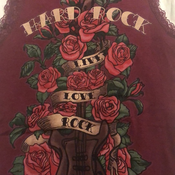 BNWT/Vintage Hard Rock Cafe sleeve less shirt, brand new w tags (00048) - Picture 7 of 7